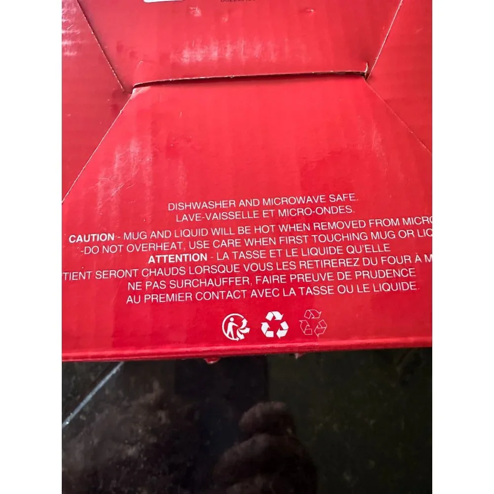 Rudolph 🔴 🦌 the Red Nosed‎ Reindeer Dept 56 latte mug